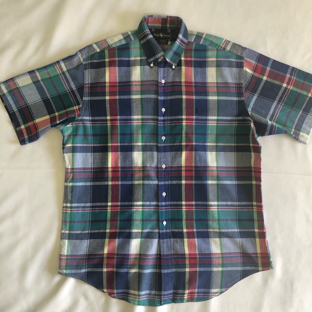 Men’s Ralph Lauren Blaire Plaid Short Sleeve
